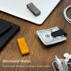 Alto Leather Magnetic Money Clip, Multiple Function Italian Leather Smart Holder for Money Clip, Cable Strap, Hanger, and Tie Clip (Cement Gray) view 3