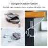 Alto Leather Magnetic Money Clip, Multiple Function Italian Leather Smart Holder for Money Clip, Cable Strap, Hanger, and Tie Clip (Cement Gray) view 4