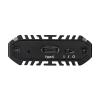 SilverStone Technology SST-MS13 - USB-C 3.2 Gen2 10Gbps NVMe / SATA M.2 SSD RGB Enclosure 71175 Black view 2