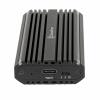 SilverStone Technology SST-MS13 - USB-C 3.2 Gen2 10Gbps NVMe / SATA M.2 SSD RGB Enclosure 71175 Black view 3