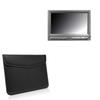 BoxWave Case Compatible with Avinair AV-FPV-819WDT - Executive Leather Pouch, Slim Leather Sleeve Cover with Soft Lining - Jet Black view 1