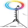 Bower Ring Light with Stand. 16 inch RGB LED Light, 62" Tripod Phone Holder, Wireless Remote, 16 Special Effects/9 Colors/3 White Lights for Selfie, Live Stream, Makeup, YouTube, TikTok, Videos view 1