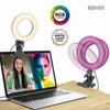 Bower WA-RGB6CLIP 6-in. Clip-On LED Selfie Ring Light, Black view 2