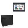 BoxWave Case Compatible with Maple Systems HMI5070LB - Executive Leather Pouch, Slim Leather Sleeve Cover with Soft Lining - Jet Black view 1