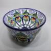 16" ROUND TALAVERA SINK ceramic bathroom vessel sink, mexican handmade folk art view 1