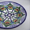 16" ROUND TALAVERA SINK ceramic bathroom vessel sink, mexican handmade folk art view 4