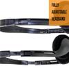 Soundnetic SN09 Bulk Headphones 100 Pack  Disposable Stereo Classroom Headphones, Black  Affordable for Schools, Testing, Libraries view 4