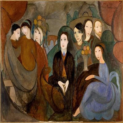 Marie Laurencin : 1909 : Meeting in the Countryside : Archival Quality Art Print
