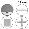 Lab Microscope Slides 22mm Diameter Micrometer Scale Microscope Optical Eyepiece for Microscope Microscope Parts (Color : MS-1-H9) view 4