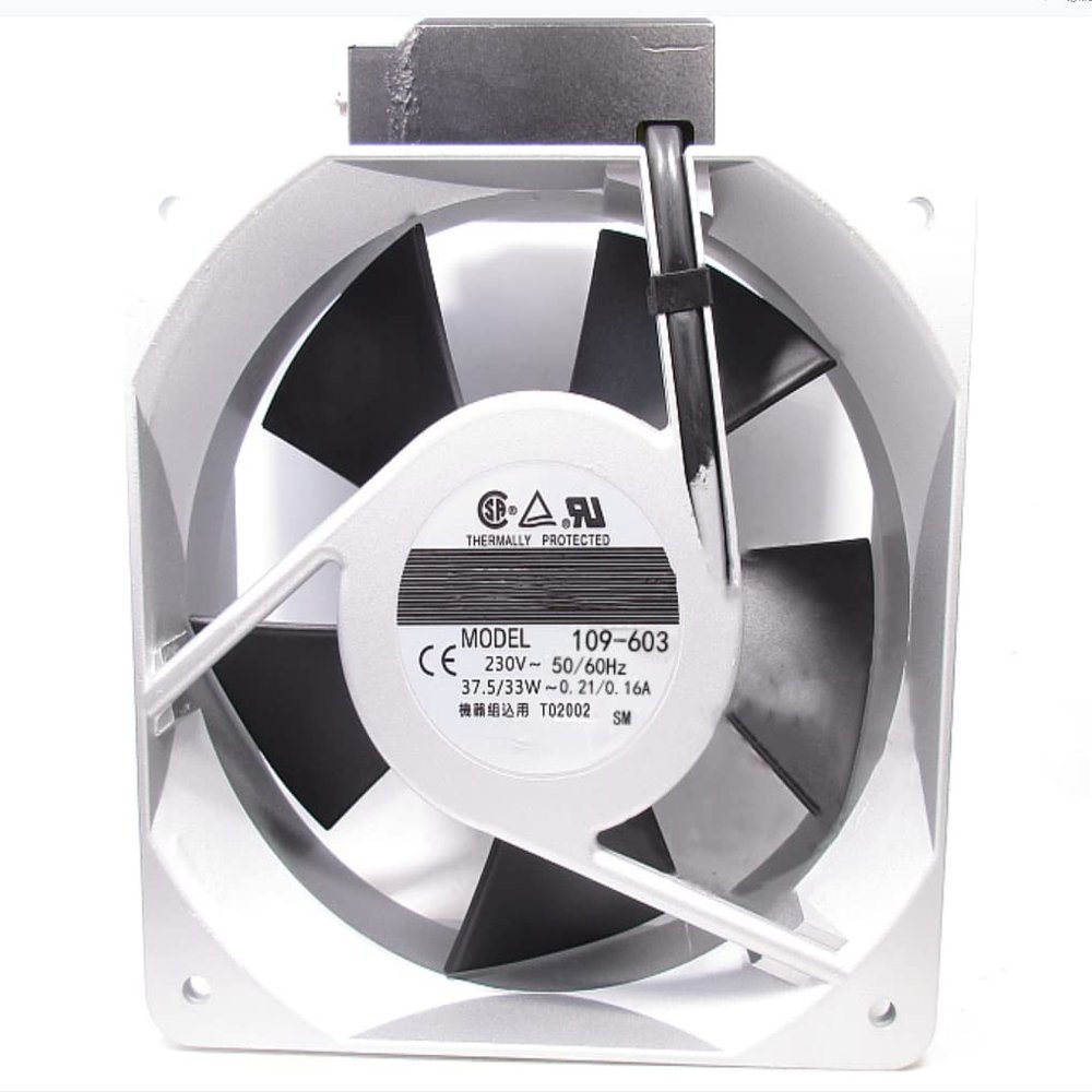109-603 AC230V 50/60Hz 37.5/33W 0.21/0.16A 160X160X50mm Cooling Fan
