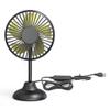ihreesy USB Desk Fan,360Rotation Portable USB Fan Car Cooling Fan Small Quiet Desktop Fan with USB Charging Cable for Office Sports Travel Camping Family,Black view 1