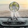 ihreesy USB Desk Fan,360Rotation Portable USB Fan Car Cooling Fan Small Quiet Desktop Fan with USB Charging Cable for Office Sports Travel Camping Family,Black view 2