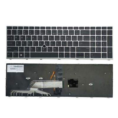 AKGIFT Laptop Replacement Keyboard Compatible for HP ProBook 650 G4 650 G5 L09593-001 US Layout Backlit with Pointer Stick