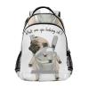 ALAZA Cute French Bulldog Backpacks Travel Laptop Daypack School Book Bag for Men Women Teens Kids 48 view 1