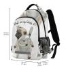 ALAZA Cute French Bulldog Backpacks Travel Laptop Daypack School Book Bag for Men Women Teens Kids 48 view 3
