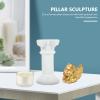 Retro Roman Column Sculpture Home Art Decoration Column Ornaments European and American Style Decoration for Modern Style Wedding Table Decoration view 3