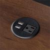 UrbanPro Office Plastic and Rubber Wire Power Grommet in Black view 2