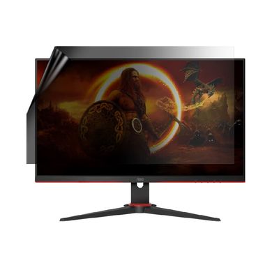 celicious Privacy Lite 2-Way Anti-Glare Anti-Spy Filter Screen Protector Film Compatible with AOC Monitor 24 24G2ZE
