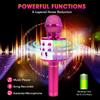 JUGTL Wireless Bluetooth Microphone Mobile Phone K Song Treasure Microphone Speaker Integrated Home Wireless Capacitor Microphone (Pink) view 2
