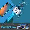 JUGTL Wireless Bluetooth Microphone Mobile Phone K Song Treasure Microphone Speaker Integrated Home Wireless Capacitor Microphone (Blue) view 4