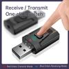 SHANFEILU USB BT 5.0 Adapter 4-in-1 Wireless Stereo Audio Transmitter Receiver Adapter with 3.5mm AUX for Car Aux PC TV Speaker Home Audio System view 3