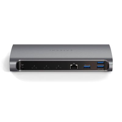 Satechi 11 in 1 Thunderbolt 4 USB C Docking Station, 100W Charging, Dual 4K/60Hz displays, 3 Thunderbolt Ports, 3 USB-A 3.2 Ports, USB-A 2.0 Port, SD Card Reader for MacBook Air/Pro M5/M4, Mac/Windows