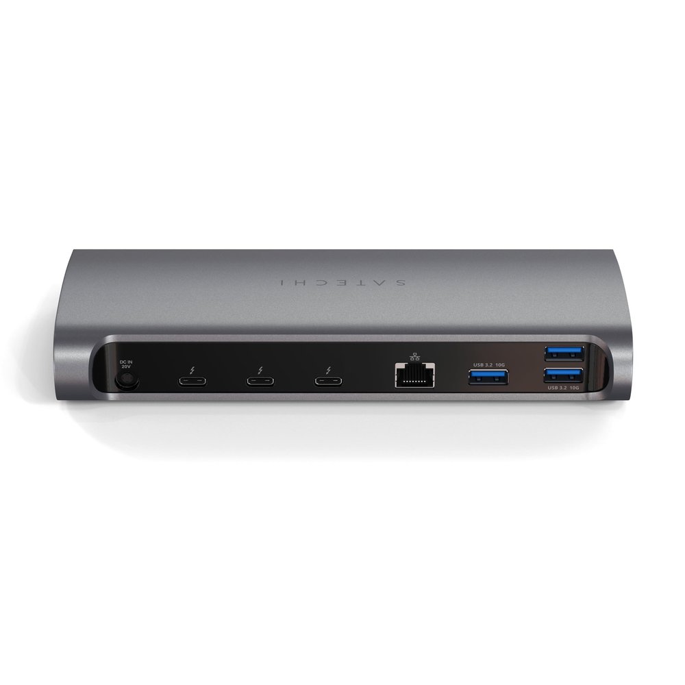 Satechi 11 in 1 Thunderbolt 4 USB C Docking Station, 100W Charging, Dual 4K/60Hz displays, 3 Thunderbolt Ports, 3 USB-A 3.2 Ports, USB-A 2.0 Port, SD Card Reader for MacBook Air/Pro M5/M4, Mac/Windows