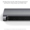 Satechi 11 in 1 Thunderbolt 4 USB C Docking Station, 100W Charging, Dual 4K/60Hz displays, 3 Thunderbolt Ports, 3 USB-A 3.2 Ports, USB-A 2.0 Port, SD Card Reader for MacBook Air/Pro M5/M4, Mac/Windows view 4