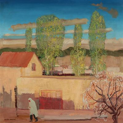Victor Higgins : The Red Door : Archival Quality Art Print