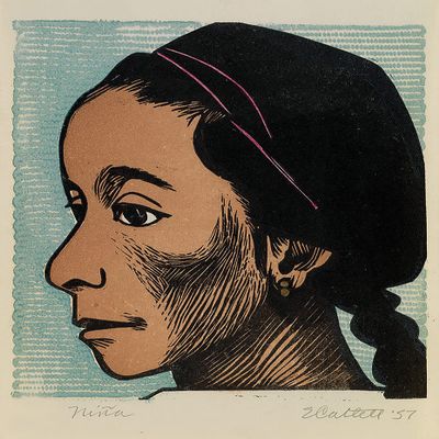 ELIZABETH CATLETT : Nia : 1957 : Archival Quality Art Print