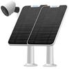 4W Solar Panel Charging Compatible with SimpliSafe Outdoor Security Camera only, with 13.1ft Waterproof Charging Micro-USB Head Cable, IP65 Weatherproof,Includes Secure Wall Mount(White) view 1