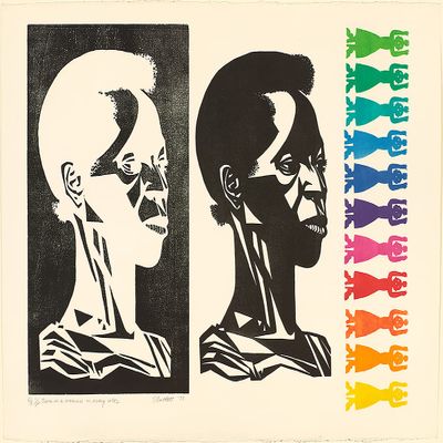 ELIZABETH CATLETT : There is a Woman in Every Color : Archival Quality Art Print