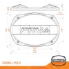 PRV AUDIO 69GRILL-Poly 6x9 Inch Speaker Grill, Fits All 6x9 Models, Screws Included for Convenient Instalation (Single) view 2