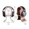 TOMYEUS Wooden Headphone Stand - Stand for Headphones Walnut Finished Playground Display Creative Computer Creative Tablet Earphone Holder Headset Holder view 2