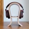 TOMYEUS Wooden Headphone Stand - Stand for Headphones Walnut Finished Playground Display Creative Computer Creative Tablet Earphone Holder Headset Holder view 4