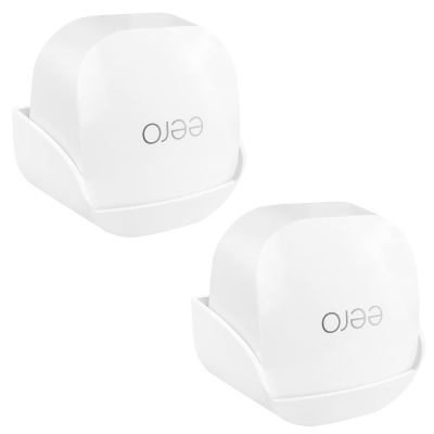 Screwless Wall Mount for Eero 6+ Tri-Band Mesh Wi-Fi Holder, No Tools Required, Easy to Install, No Drilling, Strong VHB Adhesive Mount (2)