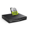 DVR for Security Camera, SANNCE 5MP 8CH CCTV DVR with 2TB Hard Drive, H.264+ Hybrid 5-in-1 Surveillance Recorder for 8CH Analog and 2CH IP Cameras, Remote Access, Motion Detection, 7/24 Recording view 1