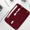 KINGSLONG 13.3 inch Laptop Sleeve Bag, Slim Shockproof Handbag, Computer Carrying Case Cover Compatible with MacBook Air/Pro,Acer Asus Dell HP Red view 2