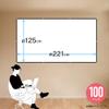 RAMASU RA-PSOT100L Folding Projector Screen, 100 Inch Size, 16:9, Easy Installation, Lightweight, Portable, Can Be Used for Drawing, Wall Hanging, Projection, Meetings, Classrooms, Movies, Events view 4