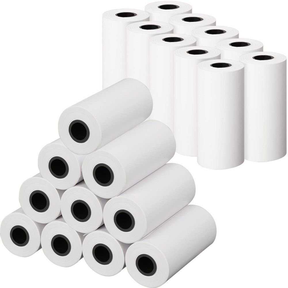 20 Rolls Instant Camera Print Paper Refill Camera Thermal Printer Photo Paper Roll Instant Print Thermal Paper Fit for Kids Camera Favors Supplies, 57 x 30 mm