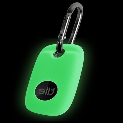 Geiomoo Silicone Case Compatible with Tile Pro 2022, Protective Cover with Carabiner (Luminous Green)