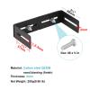 eoere 4 Sets Adjustable Universal Mounting Bracket for CB/Ham Radio Transceiver & Scanners, CB Radio Mount, Adjust from 6" to 10" in Width view 2
