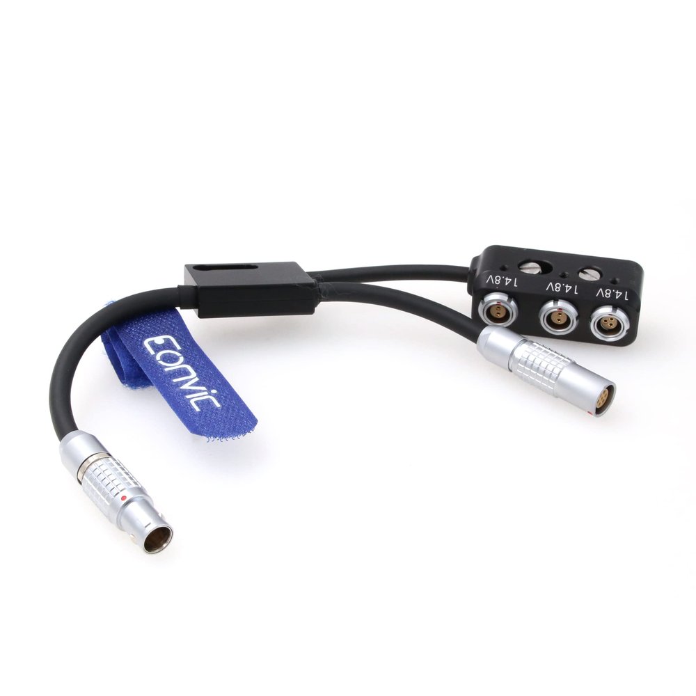 Eonvic EXT-RS Adapter Split Cable EXT 7Pin Male Female to Fischer 3Pin+ 2 * 2Pin Power Split Box Cable for ARRI Alexa Mini Camera