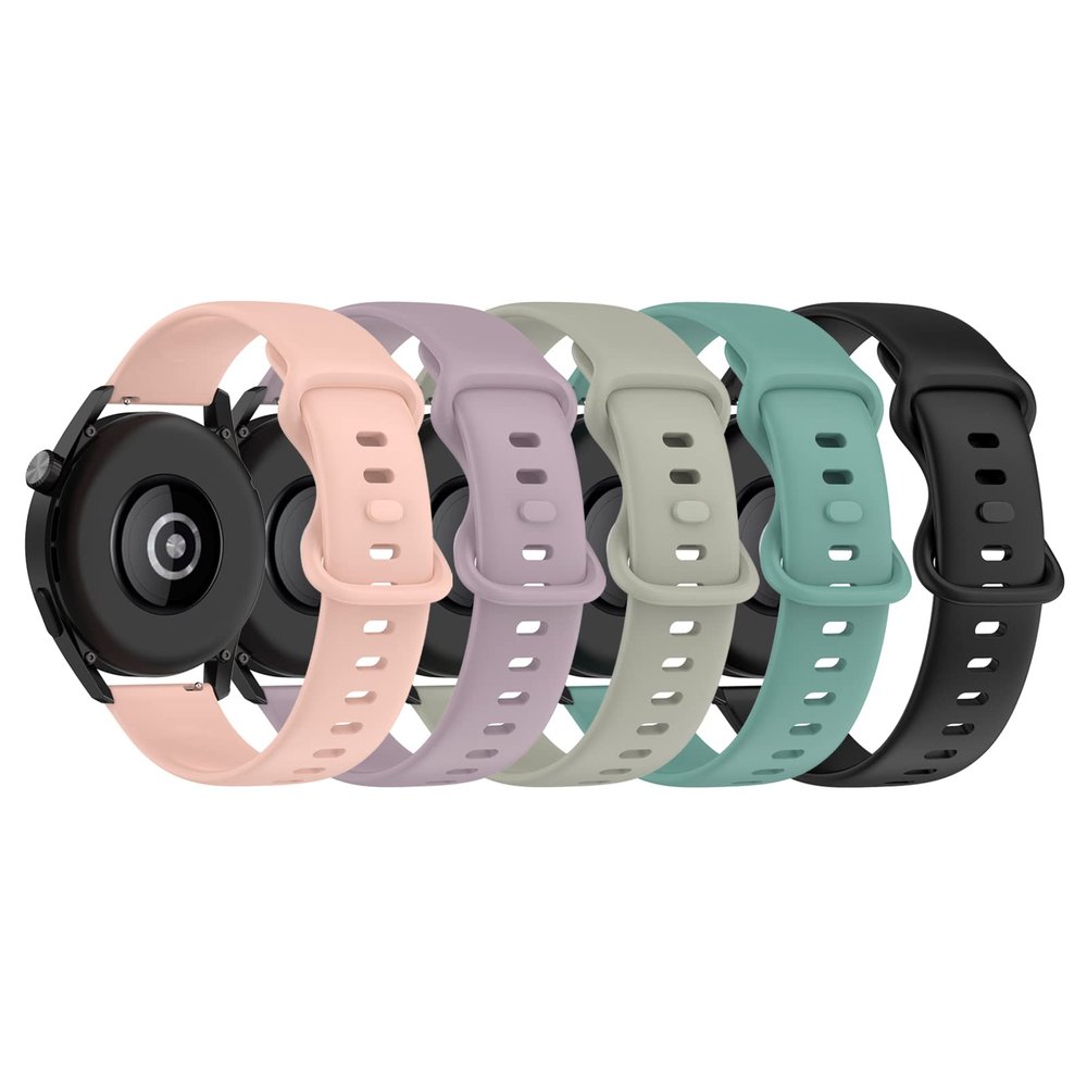 BabyValley Watch Bands Compatible for TouchElex Smart Watch Bands for TouchElex Venus 1.2" Smart Watch Straps for TouchElex Sirius 1.52" Smart Watch Bracelet (Small, 5 Pack A)