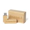 Customized Gift Personalised Engraved USB 2.0 Flash Drive Memroy Stick, Personalised Gift Engraved Wooden USB Flash Drive for Wedding, Graduation, Birthday view 1
