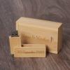 Customized Gift Personalised Engraved USB 2.0 Flash Drive Memroy Stick, Personalised Gift Engraved Wooden USB Flash Drive for Wedding, Graduation, Birthday view 2