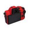 Camera Case Bag Red Soft Silicone Anti-Skid Texture Armor Skin Body Cover Protector for Nikon Z5 mirrorless camera view 2