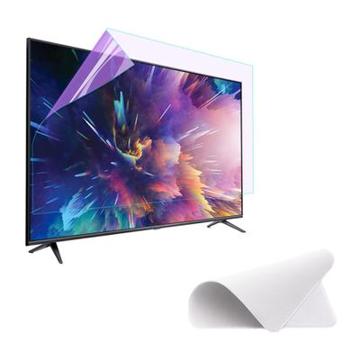 Anti Glare TV Screen Protector - Crystal Clear Anti Blue Light/Anti UV/Dustproof Screen Film Filter - for 75-85 inch Sharp, Sony, Samsung, Hisense, LG Etc/Clear / 85inch 1902x1089mm
