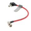 Uonecn HD SDI-Protector Cable SDI Cord Galvanic-Isolators BNC Male to Right Angle BNC Female for RED-Komodo Camera 20CM (Red/Right Angle) view 4
