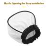 Andoer Universal Camera Flash Bounce Diffuser Replacement Softbox Speedlite for Canon Nikon Sony Godox Yongnuo Flash in Camera view 4
